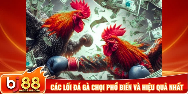 Các lối đá gà chọi phổ biến và hiệu quả nhất